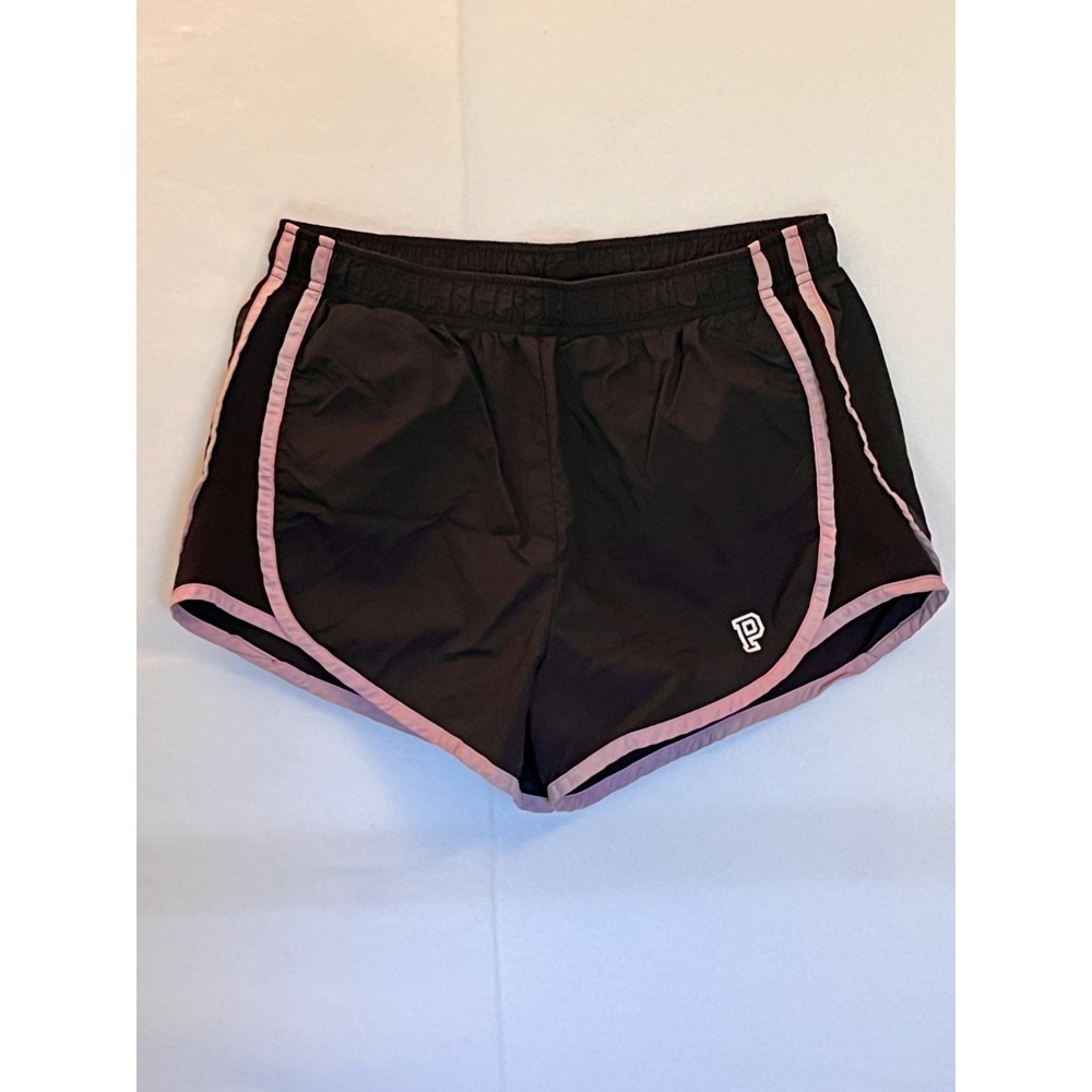 Victoria's Secret Pink Shorts Black/ Pink Sport Lined Running Women's